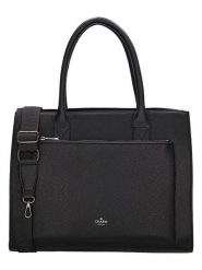 Charm Torebka w kolorze czarnym - 40 x 32 x 13 cm rozmiar: onesize. Czarne torby na laptopa Charm, bez wzorów, z materiału, na ramię. Za 152.99 zł.