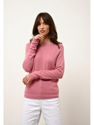 Just Cashmere Kaszmirowy sweter "Jane" w kolorze jasnoróżowym rozmiar: S. Różowe swetry Just Cashmere, s, bez wzorów, z kaszmiru, bez ramiączek. Za 242.70 zł.