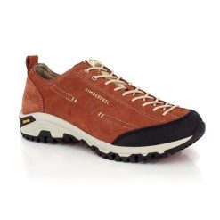 Buty trekkingowe Kimberfeel Folin 2. Czerwone buty trekkingowe Kimberfeel, ze skóry, bez zapięcia. Za 529.99 zł.