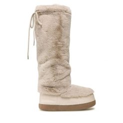 Kozaki Jenny Fairy. Brązowe kozaki Jenny Fairy, bez wzorów, bez obcasa, na płaskiej podeszwie, bez zapięcia. Za 149.97 zł.