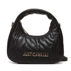 Torebka Just Cavalli. Czarne torebki klasyczne Just Cavalli, bez wzorów, klasyczne, bez dodatków. Za 589.99 zł.