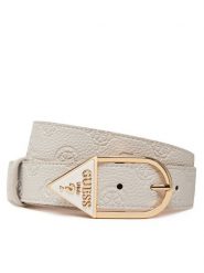 Guess Pasek Damski BW9223 P5235 Biały. Białe paski Guess, z aplikacjami, ze skóry. Za 229.99 zł.