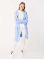 Zwillingsherz Kardigan "Jessi" w kolorze błękitnym rozmiar: L/XL. Niebieskie swetry Zwillingsherz, l, bez wzorów, bez ramiączek. Za 217.23 zł.