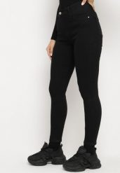 Czarne Jeansy Skinny Bawełniane Push-Up Torialdia. Czarne jeansy Born2be, s, bez wzorów, z bawełny, eleganckie, z podwyższonym stanem. W wyprzedaży za 63.74 zł.