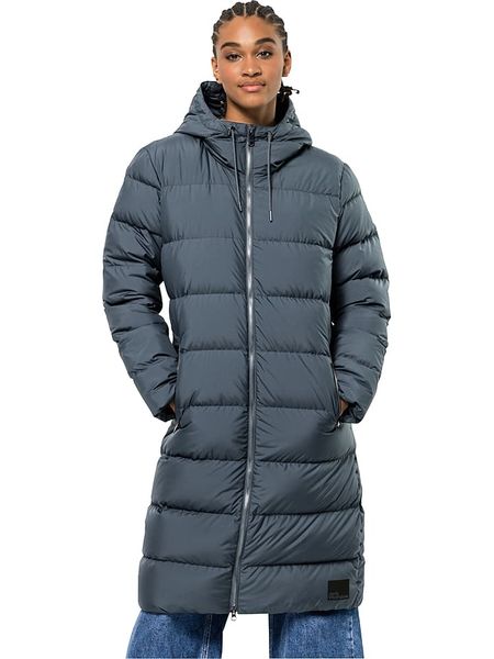 Jack Wolfskin Płaszcz puchowy "Frozen Palace" w kolorze niebieskim rozmiar: XL. Niebieskie płaszcze Jack Wolfskin, xl, bez wzorów, z materiału, bez kaptura. Za 786.95 zł.