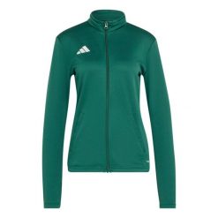 Bluza damska adidas Entrada 26 Track. Zielone bluzy bez kaptura adidas, bez wzorów, z poliesteru, bez kaptura, climacool (adidas). Za 121.99 zł.