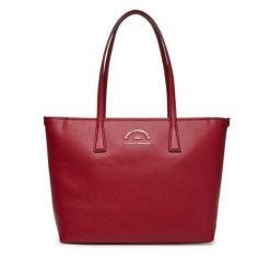 Torebka KARL LAGERFELD. Czerwone torebki klasyczne KARL LAGERFELD, bez wzorów, klasyczne, bez dodatków. Za 739.99 zł.