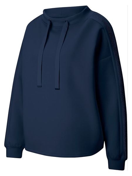 Heine Bluza w kolorze granatowym rozmiar: 50. Czarne bluzy Heine, bez wzorów, bez ramiączek, bez kaptura. Za 109.26 zł.