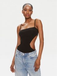 Undress Code Body Reckless 651 Czarny Slim Fit. Czarne body i gorsety Undress Code, bez wzorów, z wiskozy, bez ramiączek. Za 269.99 zł.