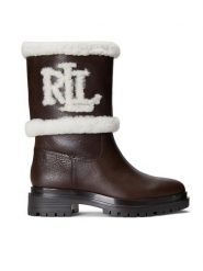 Lauren Ralph Lauren Botki Carter 802915439002 Brązowy. Brązowe botki Lauren Ralph Lauren, bez wzorów, ze skóry, bez obcasa, na płaskiej podeszwie, bez zapięcia. Za 999.99 zł.