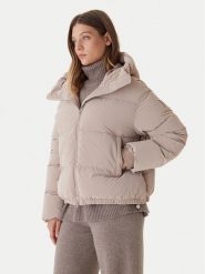 Bomboogie Kurtka puchowa Riga JW8139TGLP5 Beżowy Regular Fit. Brązowe kurtki Bomboogie, bez wzorów, z puchu, bez kaptura. Za 1,379.00 zł.