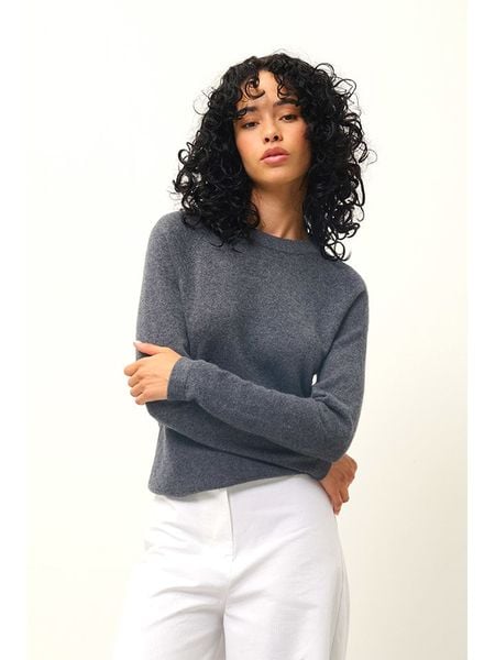 AUTHENTIC CASHMERE Kaszmirowy sweter "Ecrin" w kolorze antracytowym rozmiar: XXL. Czarne swetry AUTHENTIC CASHMERE, xxl, bez wzorów, z kaszmiru, bez ramiączek. Za 342.95 zł.