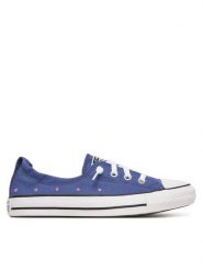 Converse Trampki Chuck Taylor All Star Shoreline Embroidered Stars A16058C Niebieski. Niebieskie trampki Converse, bez wzorów, z materiału, retro, bez zapięcia. Za 249.99 zł.