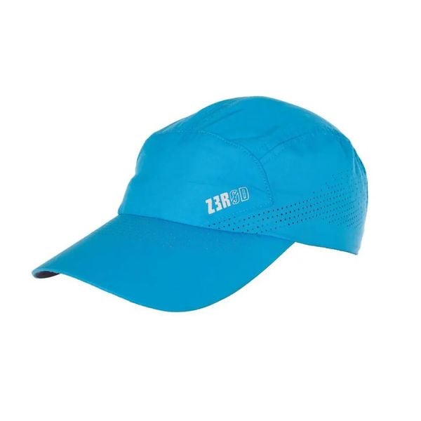Czapka z daszkiem Z3R0D. Niebieskie czapki z daszkiem ZEROD, bez wzorów, z materiału. Za 187.50 zł.
