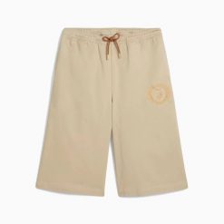 Spodenki sportowe damskie Puma X HARRY POTTER RELAXED 14 63009883. Brązowe szorty sportowe Puma, bez wzorów, z bawełny. Za 184.01 zł.