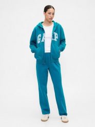 GAP Spodnie dresowe w kolorze turkusowym rozmiar: XL. Niebieskie spodnie dresowe GAP, bez wzorów, z dresówki. Za 82.83 zł.