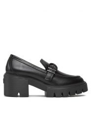 Stuart Weitzman Półbuty Maverick Soho Loafer SF624 Czarny. Czarne półbuty wsuwane Stuart Weitzman, bez wzorów, ze skóry, bez obcasa, na obcasie. Za 2,219.00 zł.