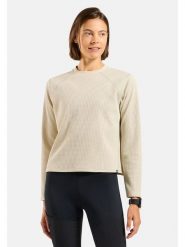 Odlo Koszulka funkcyjna "Cubic" w kolorze beżowym rozmiar: L. Brązowe t-shirty sportowe ODLO, l, bez wzorów, z materiału, bez ramiączek, outdoorowe. Za 175.26 zł.