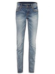 Heine Dżinsy - Slim fit - w kolorze błękitnym rozmiar: 34. Niebieskie jeansy Heine, bez wzorów, klasyczne. Za 208.99 zł.
