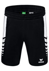 Spodenki robocze Erima Six Wings Multicolor Junior. Białe szorty sportowe Erima, bez wzorów, z materiału, na fitness i siłownię. Za 229.99 zł.