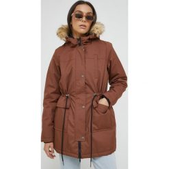Noisy May parka damska kolor brązowy zimowa. Brązowe płaszcze Noisy May, na zimę, l, bez wzorów, bez kaptura. Za 279.99 zł.