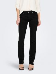 ONLY Dżinsy - Regular fit - w kolorze czarnym rozmiar: W29/L30. Czarne jeansy ONLY, l, z aplikacjami, ze skóry, klasyczne. Za 97.05 zł.