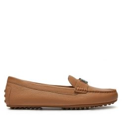 Mokasyny LAUREN RALPH LAUREN. Brązowe mokasyny Lauren Ralph Lauren, bez wzorów. Za 679.99 zł.