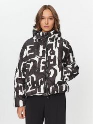 Deha Kurtka puchowa D93840 Czarny Regular Fit. Czarne kurtki Deha, na zimę, s, bez wzorów, z puchu, bez kaptura. Za 869.99 zł.