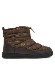 Guess Śniegowce FLFVIC FAB10 Brązowy ciemny. Brązowe śniegowce Guess, z aplikacjami, bez zapięcia. Za 494.99 zł.