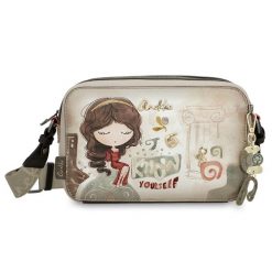 Szara Damska Listonoszka Anekke Edycja Limitowana. Szare listonoszki Anekke, z aplikacjami, wizytowe, zdobione, bez dodatków. Za 339.00 zł.