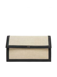 BOSS Duży Portfel Damski Alyce Flat Pouch CV 50542077 Beżowy. Brązowe portfele Boss, bez wzorów, z materiału. Za 429.99 zł.