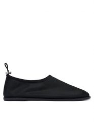 Calvin Klein Baleriny Stretch Ballerina Shoe Spac Mesh HW0HW03041 Czarny. Czarne baleriny Calvin Klein, bez wzorów, z materiału, bez obcasa, bez zapięcia. Za 489.99 zł.