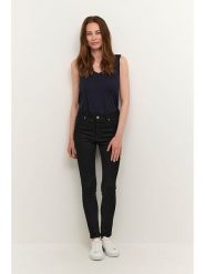 CULTURE Dżinsy - Slim fit - w kolorze czarnym rozmiar: 38. Czarne jeansy Culture, bez wzorów, klasyczne, z podwyższonym stanem. Za 184.95 zł.
