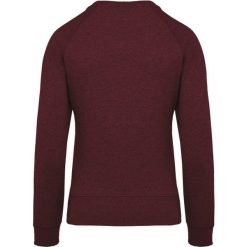 Bluza damska z okrągłym dekoltem z bawełny organicznej Kariban. Brązowe bluzy KARIBAN, bez wzorów, z bawełny, bez ramiączek, bez kaptura. Za 184.00 zł.