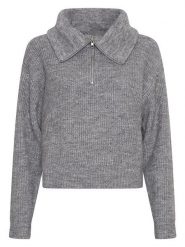 MOSS COPENHAGEN Sweter w kolorze szarym rozmiar: XS/S. Szare swetry Moss Copenhagen, s, bez wzorów, bez ramiączek. Za 176.08 zł.