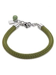 COEUR DE LION Bransoletka w kolorze khaki rozmiar: onesize. Brązowe bransoletki COEUR DE LION, z kryształem, ze stali. Za 86.99 zł.