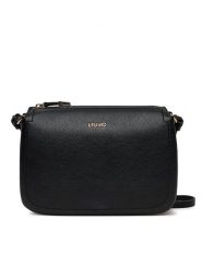Liu Jo Torebka S Crossbody AA5072 E0058 Czarny. Czarne listonoszki Liu Jo, bez wzorów, ze skóry, bez dodatków. Za 369.99 zł.