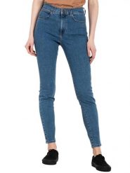 Wrangler Dżinsy - Skinny fit - w kolorze niebieskim rozmiar: W28/L32. Niebieskie jeansy Wrangler, l, z aplikacjami, z podwyższonym stanem. Za 166.88 zł.