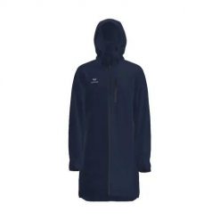 Kurtka wodoodporna Erima Coach. Niebieskie kurtki przeciwdeszczowe Erima, na zimę, l, bez wzorów, z materiału, z kapturem, na fitness i siłownię. Za 430.90 zł.