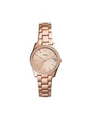 Fossil Zegarek Scarlette ES4318 Różowy. Czerwone, analogowe zegarki Fossil. Za 719.99 zł.