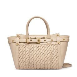 Torebka Just Cavalli. Brązowe torebki klasyczne Just Cavalli, bez wzorów, klasyczne, bez dodatków. Za 829.99 zł.