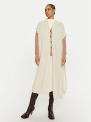 Dixie Kardigan M277K007A Biały Relaxed Fit. Białe swetry Dixie, m, bez wzorów, z syntetyku, bez ramiączek. Za 319.99 zł.
