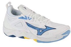 Buty do siatkówki unisex, Wave Momentum 3. Białe buty treningowe Mizuno, bez wzorów, z materiału, przed kostkę, bez zapięcia, do siatkówki, mizuno wave. Za 599.99 zł.
