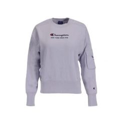 Damska bluza Champion Crewneck Sweatshirt 113314-VS059. Fioletowe bluzy bez kaptura Champion, xs, bez wzorów, z bawełny, bez kaptura, na fitness i siłownię. Za 237.72 zł.