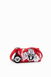 Desigual torebka kolor brązowy. Brązowe listonoszki Desigual, bez wzorów, bez dodatków. Za 379.99 zł.