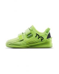 Buty d'do podnoszenia ciężarów TYR L-2. Zielone buty treningowe TYR, bez wzorów, bez zapięcia, na fitness i siłownię. Za 1,078.10 zł.