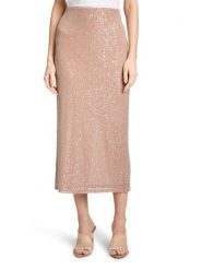 Vera Mont Spódnica w kolorze beżowym rozmiar: 38. Brązowe spódnice Vera Mont, na co dzień, bez wzorów, midi, proste. Za 195.99 zł.