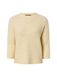 Someday Damski sweter z dzianiny z wełną i alpaką - Tumelda Kobiety Sztuczne włókno żółty jednolity, S. Żółte swetry someday., s, bez wzorów, z dzianiny, bez ramiączek. Za 449.95 zł.