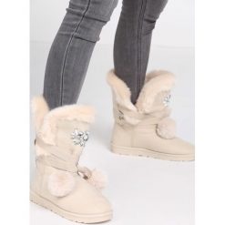 Beżowe Śniegowce Ice Queen. Śniegowce marki Born2be. Za 89.99 zł.