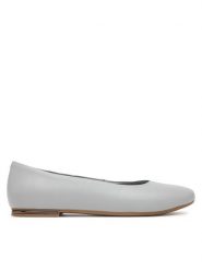 Lasocki Baleriny RST-ARABELLA-06 Szary. Szare baleriny Lasocki, bez wzorów, ze skóry, bez obcasa, bez zapięcia. Za 149.99 zł.